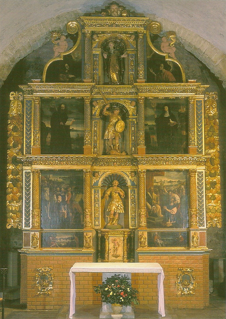 St-Genis-des-Fontaines, Eglise, retable central du maitre-autel (debut 17e).jpg